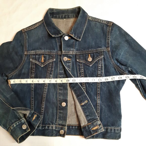 Denim Jean Cotton Long Sleeve 90's Grunge Jacket Top Vintage EUC Medium - Picture 8 of 13